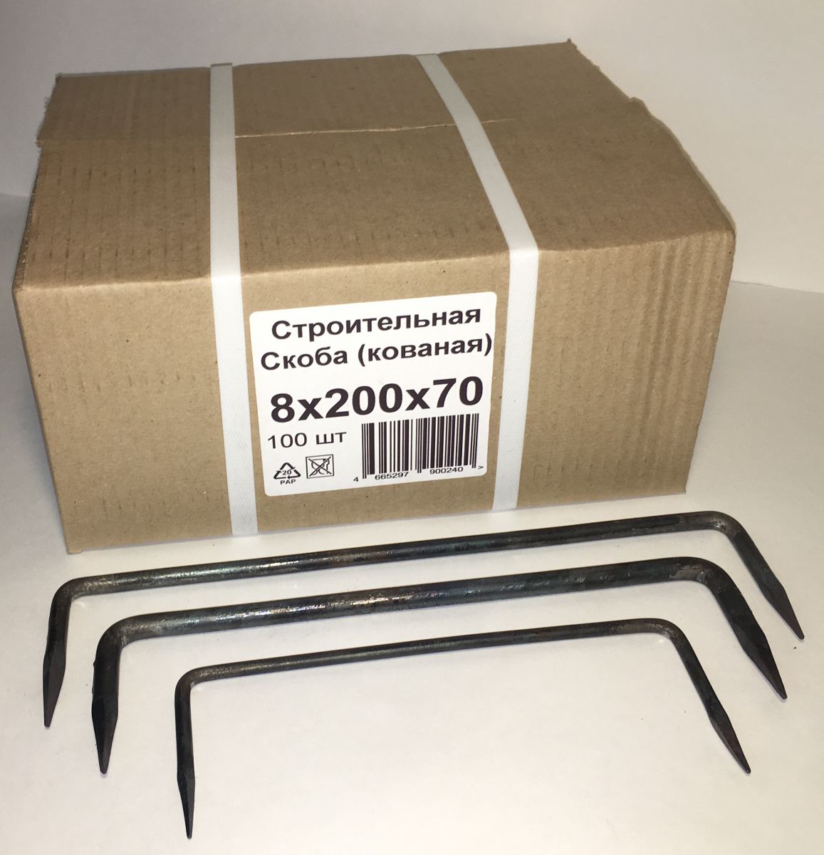 Скоба строительная